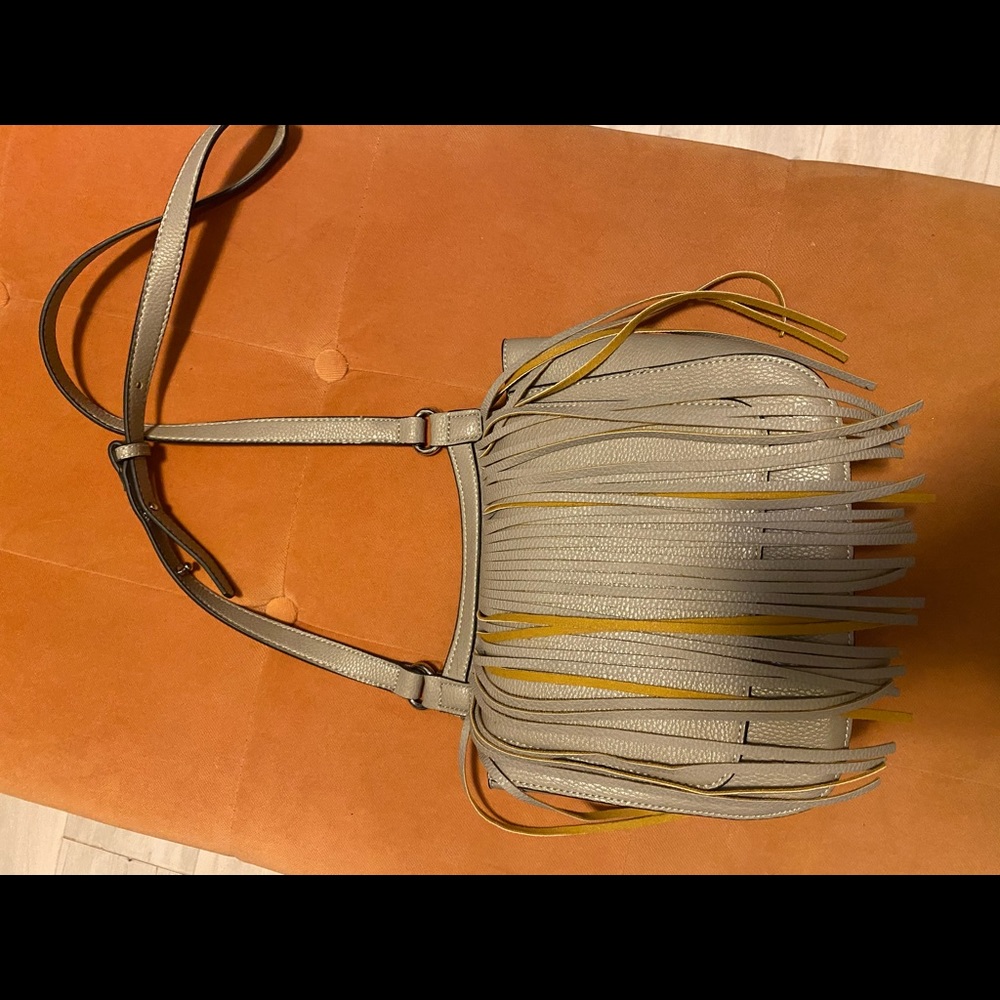 Cross body fringe bag